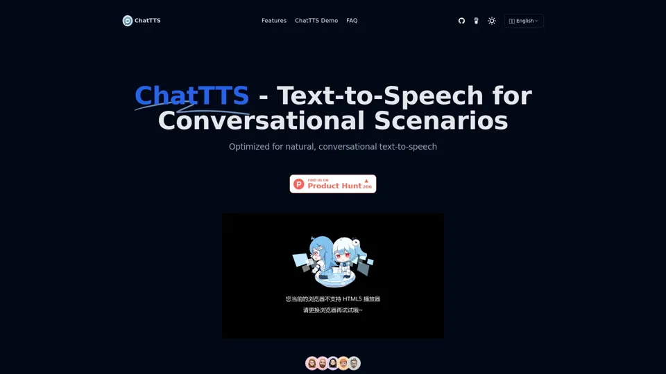 ChatTTS: Text-to-Speech For Chat