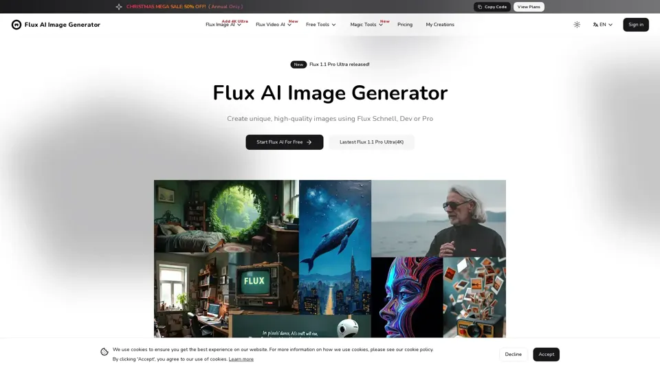 Flux AI Image Generator Free Online - Flux AI