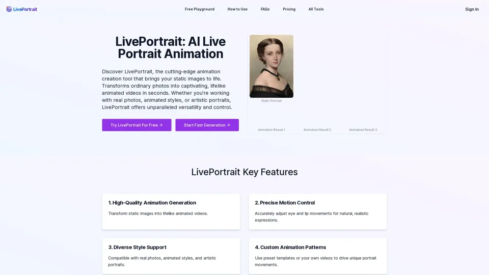 Create AI-Animated Portraits with LivePortrait | LivePortrait