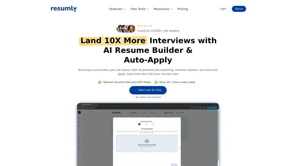Resumly — AI Job Search Automation Platform & Resume Builder