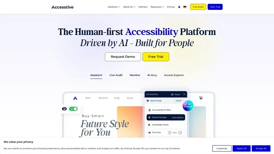 Accesstive | Free AI Web Accessibility Solution for Compliance