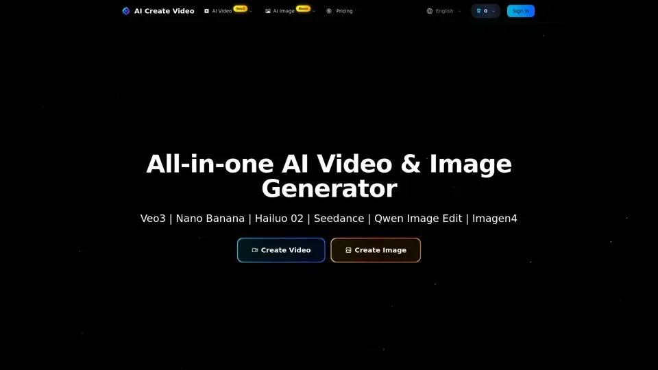 AI Video Generator & Image Editor | Veo3, Seedance