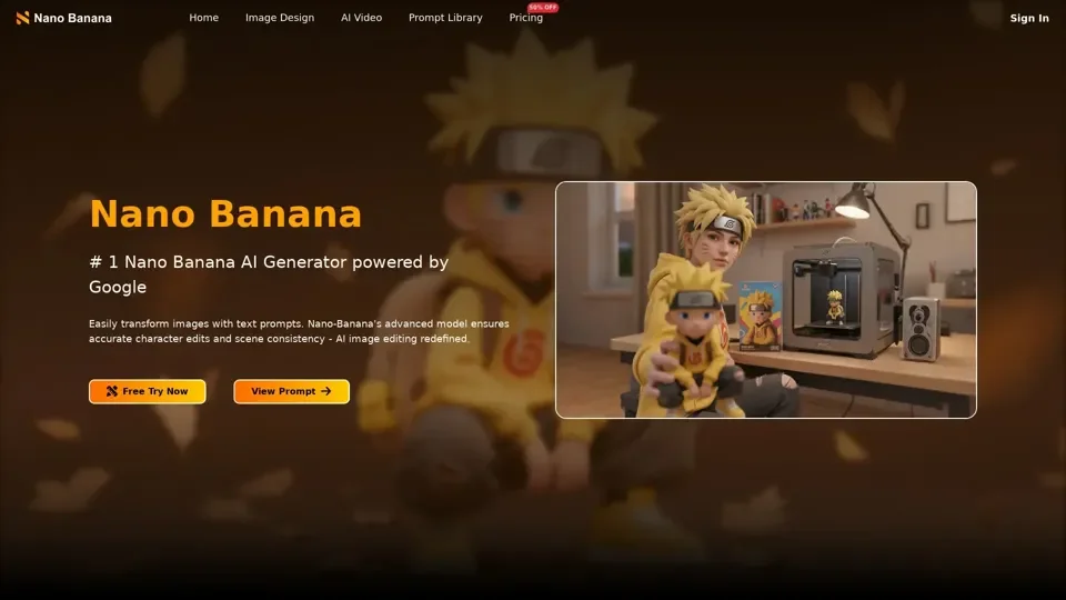Nano Banana - Advanced AI Image Generator | Powered by Gemini 2.5 Flash Image
