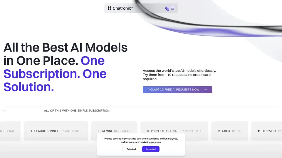 Chatronix.ai - Multi-AI Conversational Platform with 550+ Prompts for Business, Marketing & Education and AI Prompt Generator