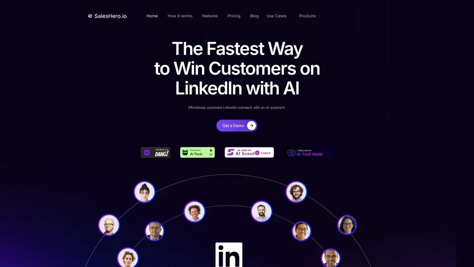 SalesHero.io: LinkedIn Automation Tool for Lead Generation and LinkedIn Prospecting