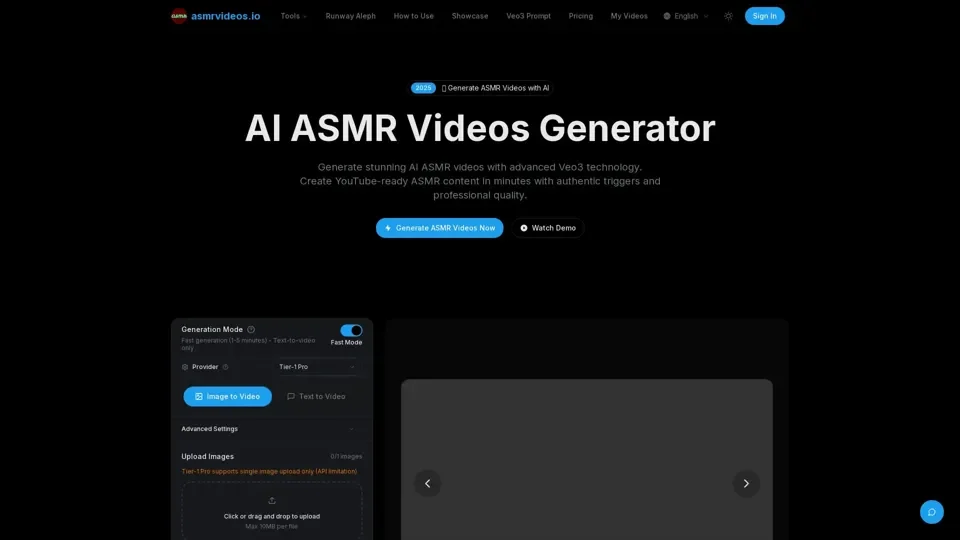AI ASMR Videos Generator | Create Authentic ASMR Content Online