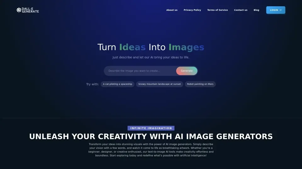 DALL·E Generate - Free AI Image & Image-to-Image Generator