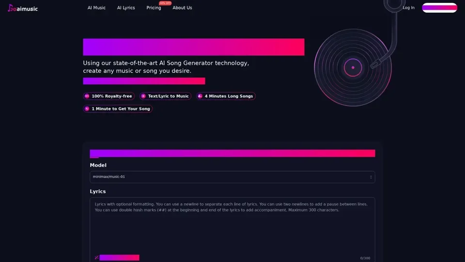 Goaimusic-Free AI Music & Song Generator Online