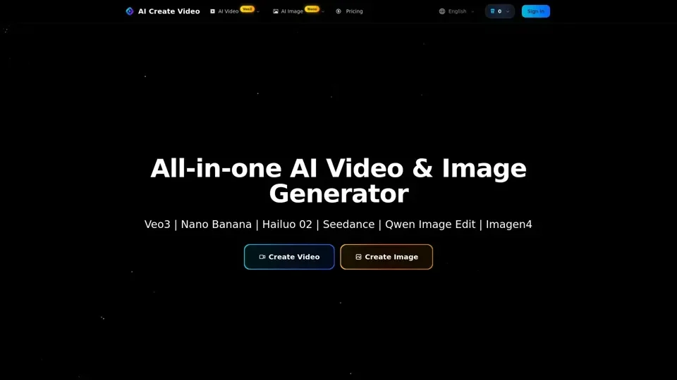 AI Video Generator & Image Editor | Veo3, Seedance