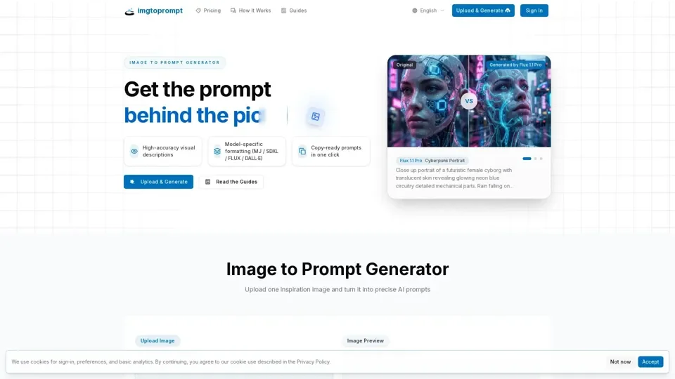 Image to Prompt – Free AI Image Prompt Generator | imgtoprompt