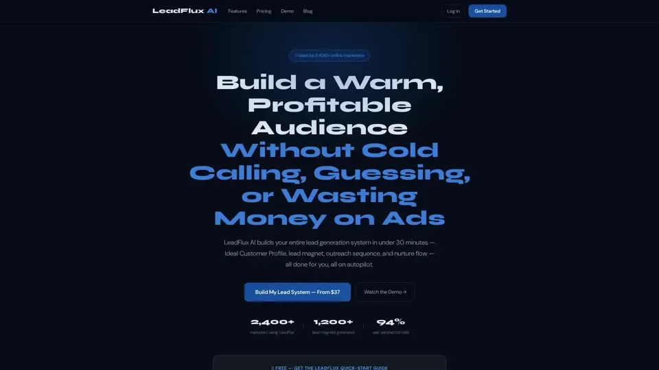 LeadFlux AI — Automated Lead Generation + Nurture Engine