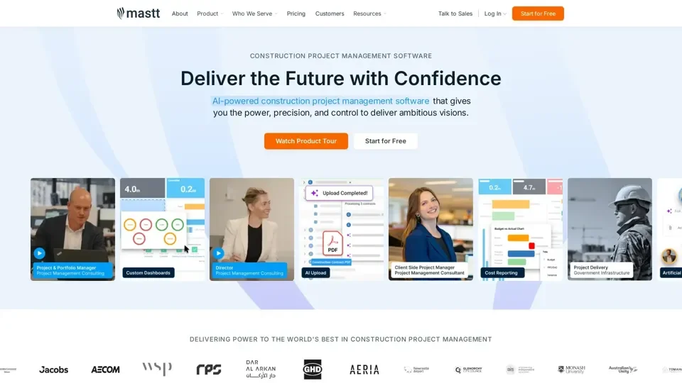 Mastt - AI Construction Project Management Software