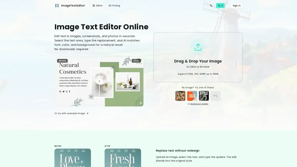 Image Text Editor Online | Edit Text in Images