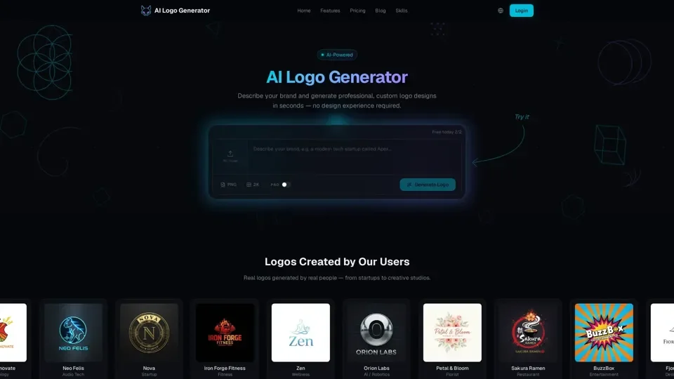 AI Logo Generator – Logo Maker in 30 Seconds Online